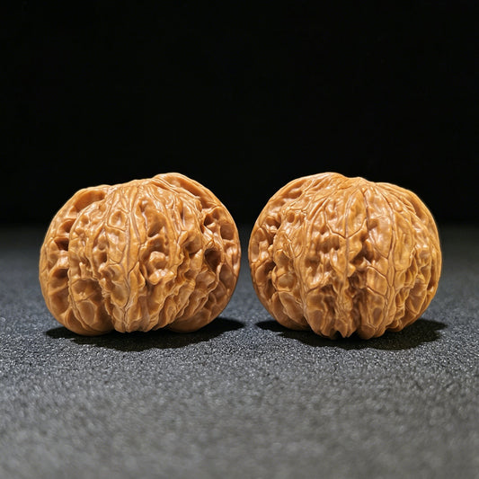 The "Ancient Millstone" (Mo Pan) Grand Premium Pair | 44.0mm x 40.0mm | Classic Ingot Posture | MP-1107 - ThePatinaProject