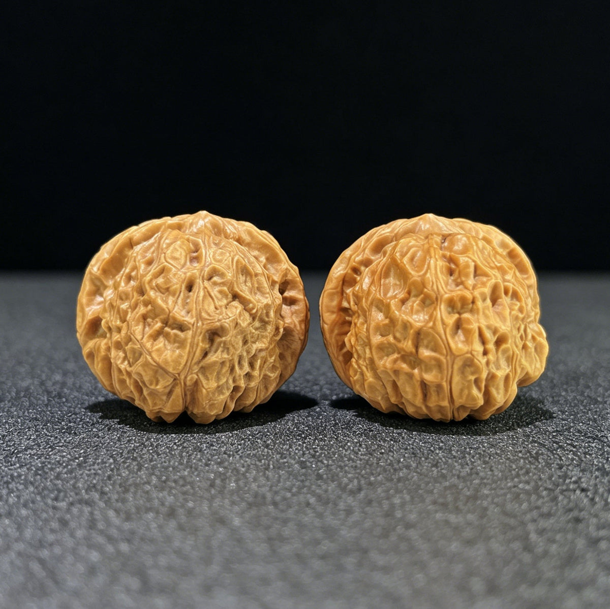 The "Ancient Pumpkin Ingot" (Nan Gua Dun) Choice Deep-Belly Pair | 41.0mm x 44.0mm | Heavy-Volume Shou Nian Format | NGD-1004 - ThePatinaProject