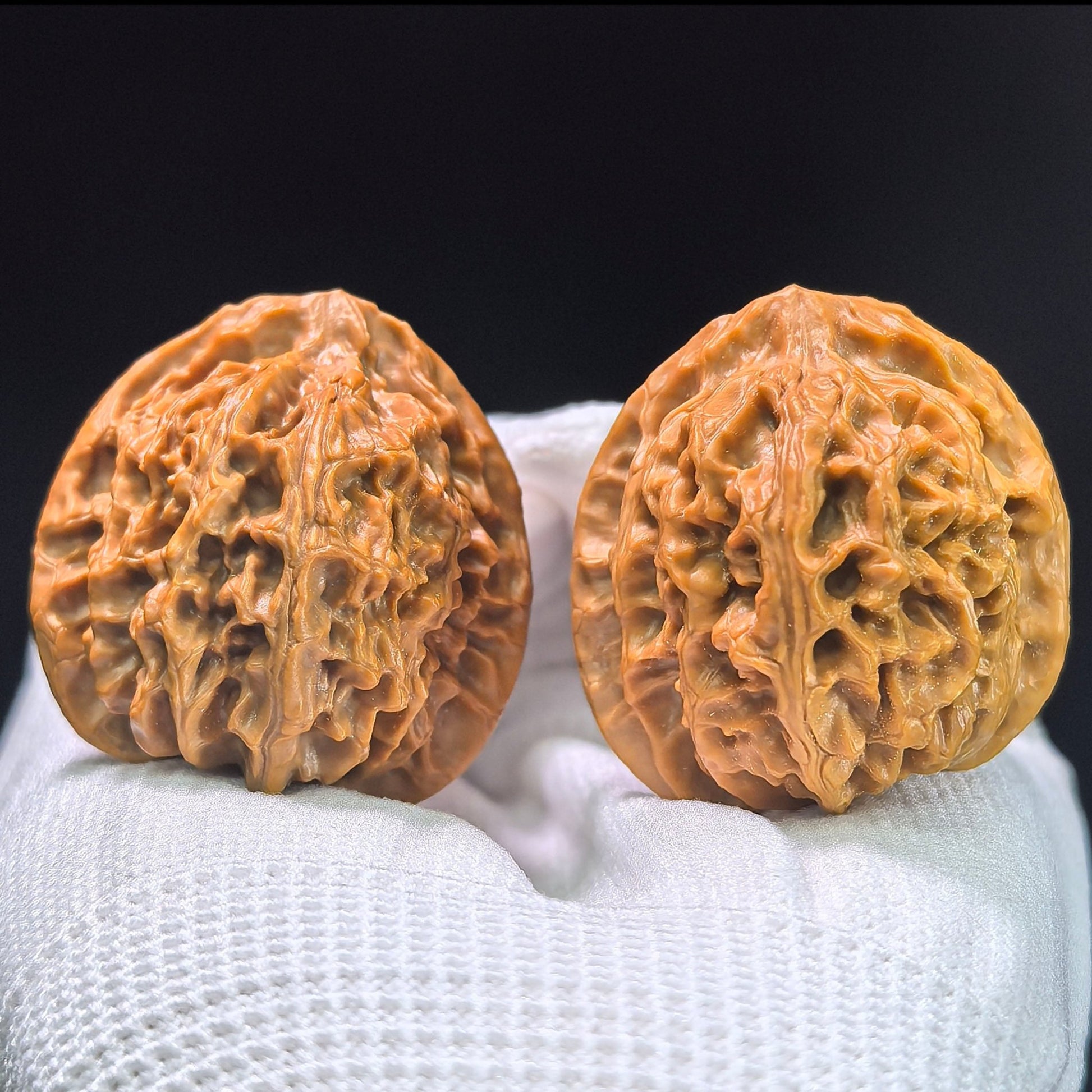 The "Apple Orchard" (Ping Guo Yuan) Premium Symmetrical Pair | 36.0mm x 36.0mm | PGY-1402 - ThePatinaProject