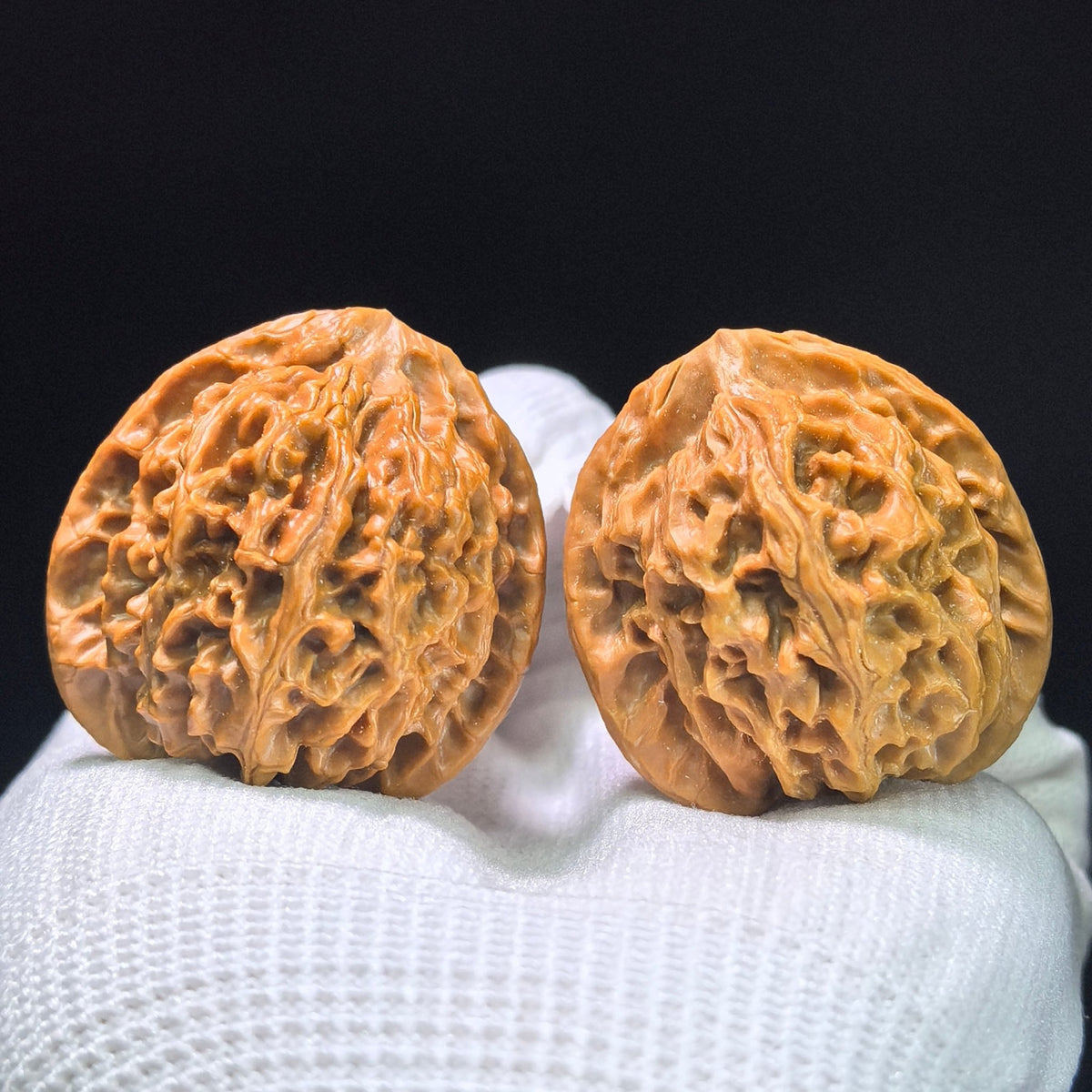 The "Apple Orchard" (Ping Guo Yuan) Premium Symmetrical Pair | 36.0mm x 36.0mm | PGY-1402 - ThePatinaProject