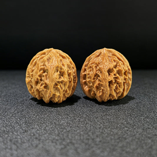 The "Apple Orchard" (Ping Guo Yuan) Traditional Hand-Twister Pair | 32.0mm x 31.0mm | PGY-804 - ThePatinaProject