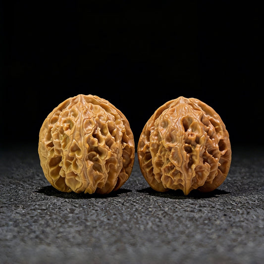 The "Apple Round" (Ping Guo Yuan) Pair | 32.0mm x 34.0mm | PGY-601 - ThePatinaProject