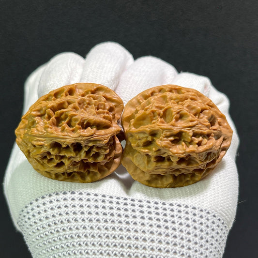 The "Apple Round" (Ping Guo Yuan) Pair | 34.0mm x 34.0mm | PGY-513 - ThePatinaProject