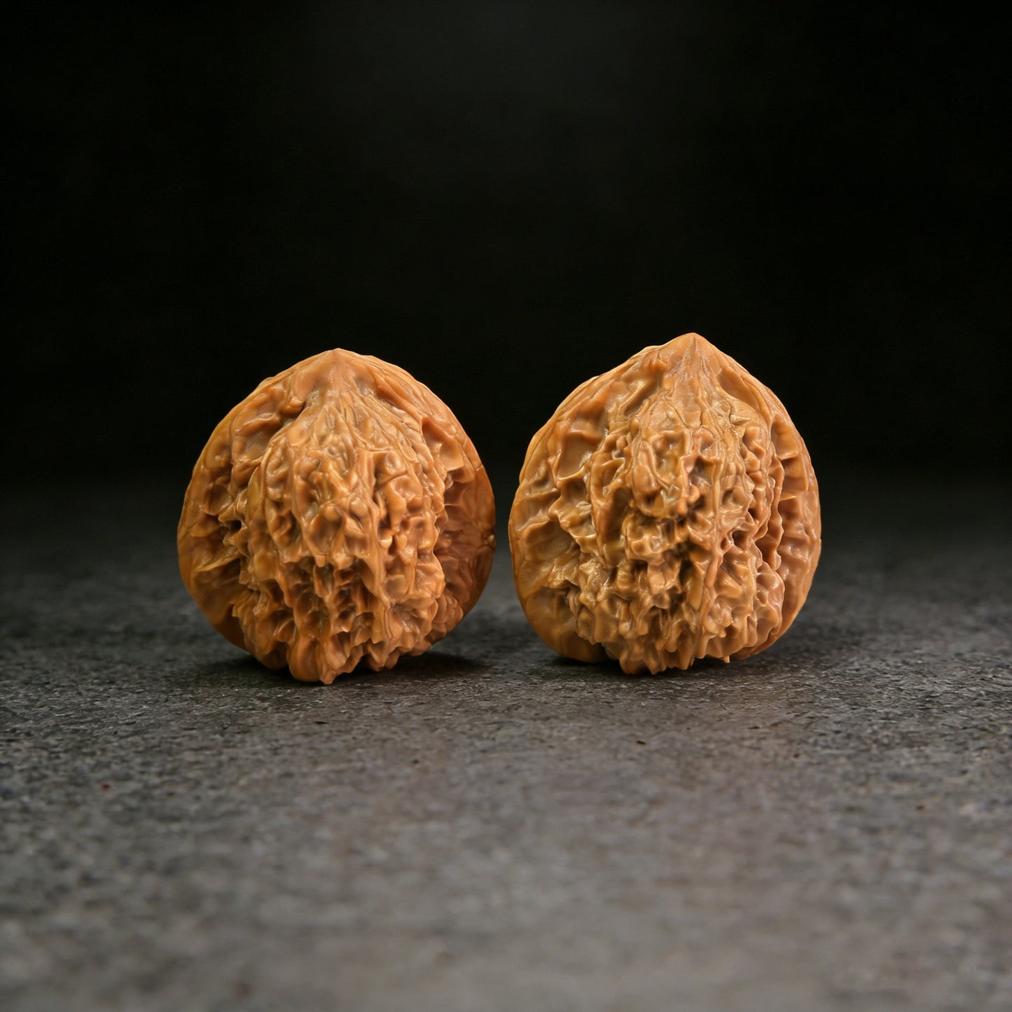 The "Arhat Head" (Luo Han Tou) Pair | 40.0mm x 37.0mm | LHT-301 - ThePatinaProject