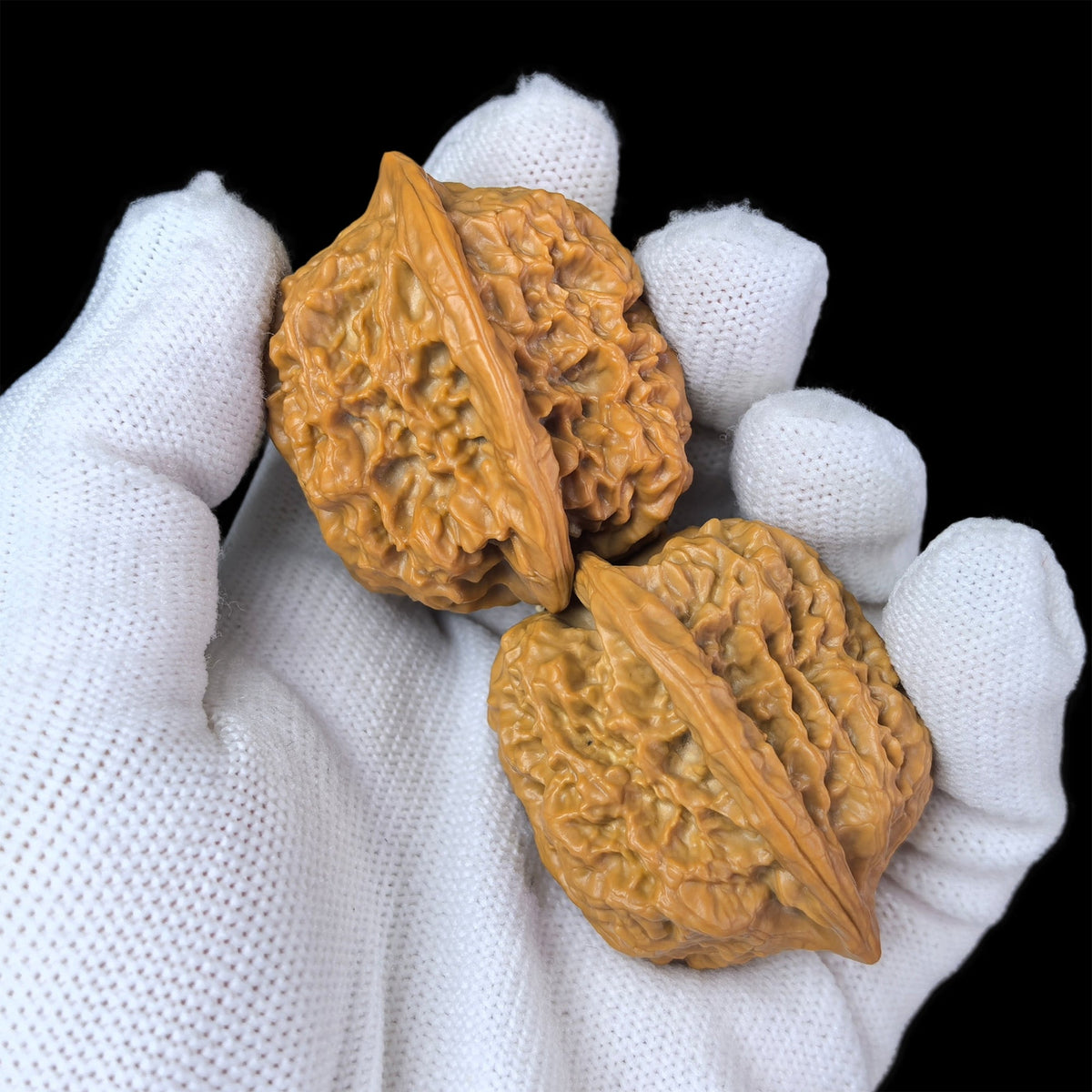 The "Arhat Head" (Luo Han Tou) Pair | 40.0mm x 37.0mm | LHT-301 - ThePatinaProject