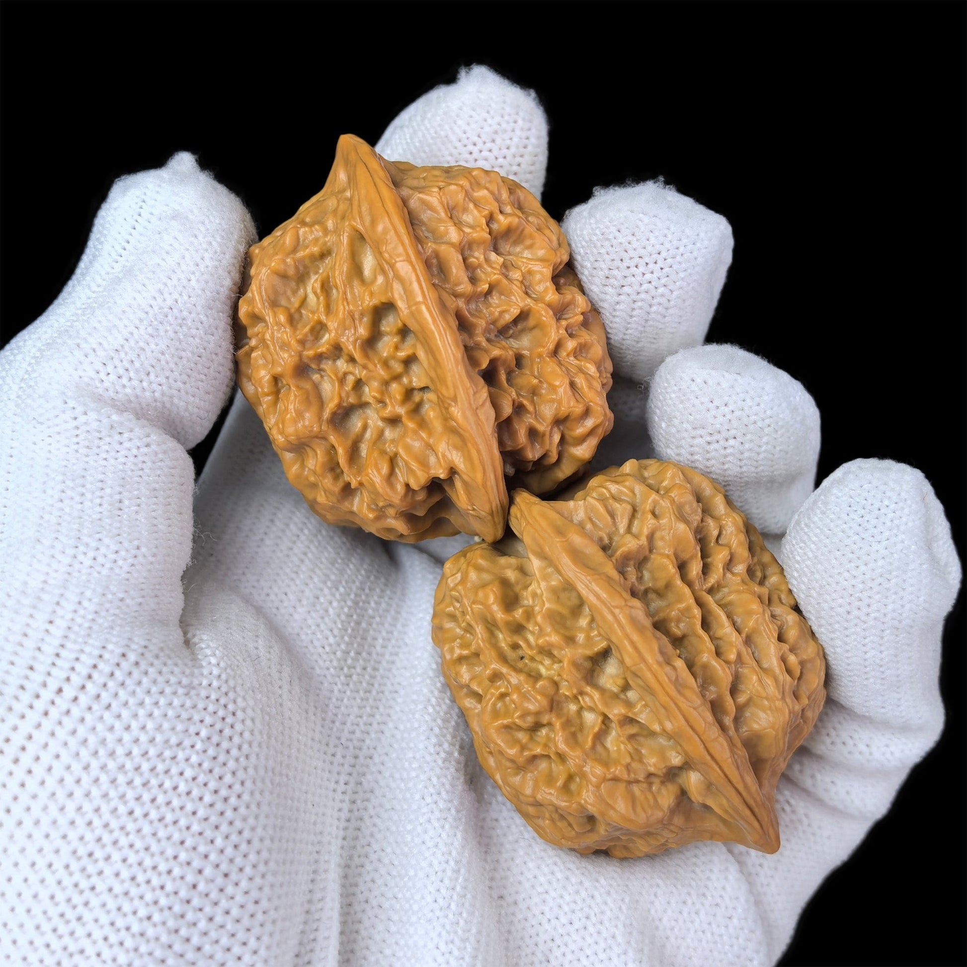The "Arhat Head" (Luo Han Tou) Pair | 40.0mm x 37.0mm | LHT-301 - ThePatinaProject