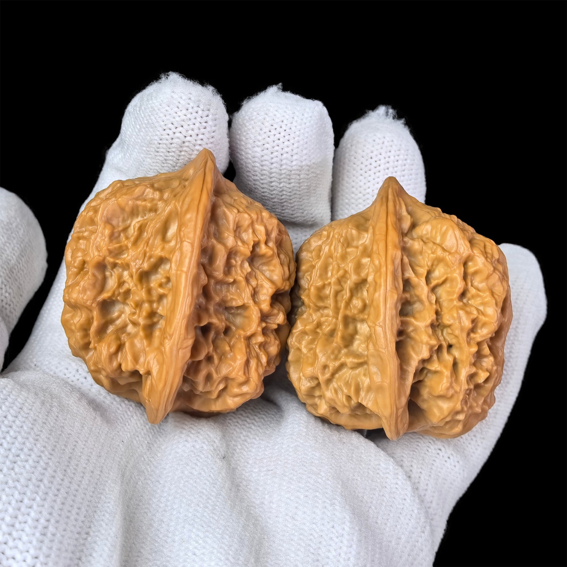 The "Arhat Head" (Luo Han Tou) Pair | 40.0mm x 37.0mm | LHT-301 - ThePatinaProject