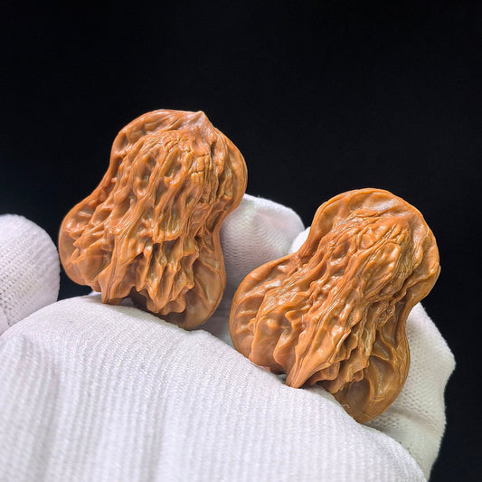 The Auspicious "Gourd of Wealth and Fortune" Hulu (Fu Lu) Pocket Singularity | 33.0mm x 30.0mm | FLHL-401E - ThePatinaProject