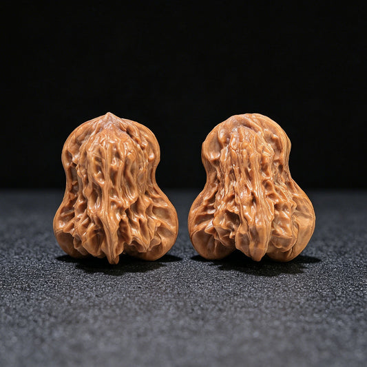 The Auspicious "Gourd of Wealth and Fortune" Hulu (Fu Lu) Pocket Singularity | 33.0mm x 30.0mm | FLHL-401E - ThePatinaProject