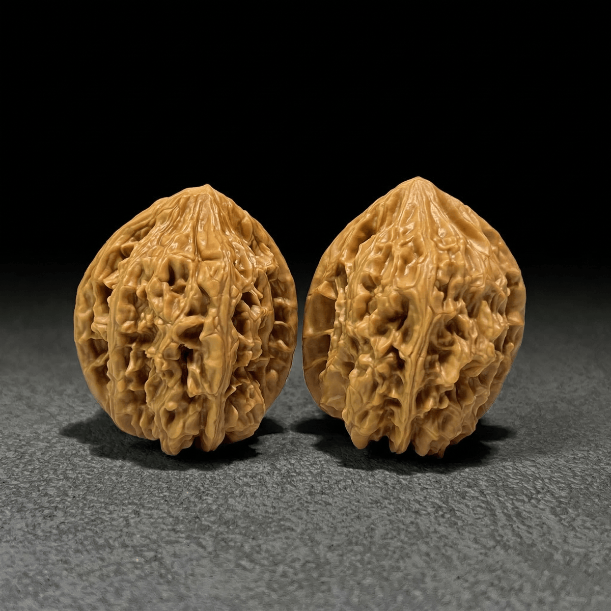 The "Beijing Chicken Heart" (Beijing Ji Xin) Pair | 38.0mm x 39.0mm | JX-405 - ThePatinaProject