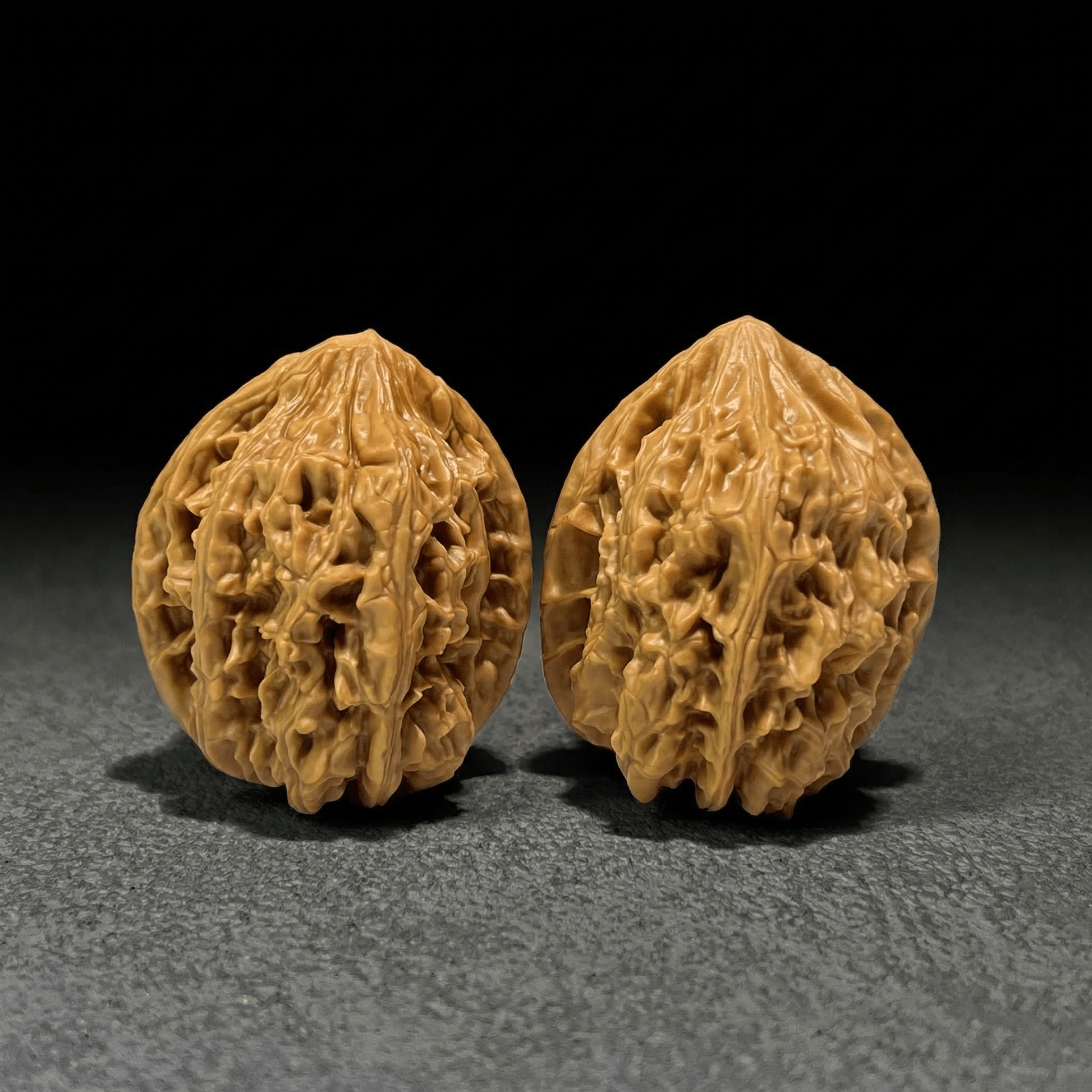 The "Beijing Chicken Heart" (Beijing Ji Xin) Pair | 38.0mm x 39.0mm | JX-405 - ThePatinaProject