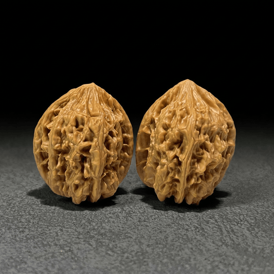 The "Beijing Chicken Heart" (Beijing Ji Xin) Pair | 38.0mm x 39.0mm | JX-405 - ThePatinaProject