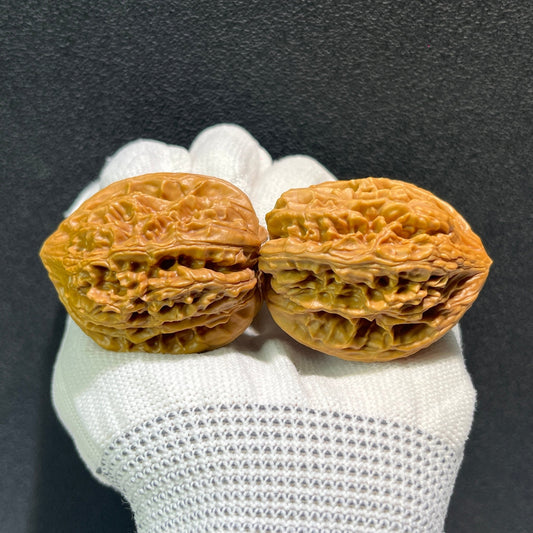 The "Beijing Chicken Heart" (Beijing Ji Xin) Pair | 38.0mm x 39.0mm | JX-405 - ThePatinaProject