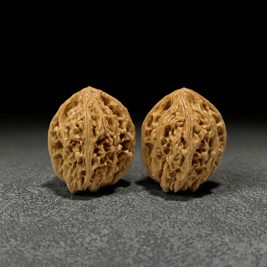 The "Beijing Chicken Heart" (Beijing Ji Xin) Pair | 39.0mm x 39.0mm | JX-406 - ThePatinaProject