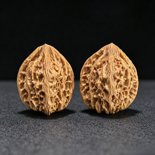 The "Beijing Chicken Heart" (Beijing Ji Xin) Pair | 39.0mm x 40.0mm | JX-404 - ThePatinaProject