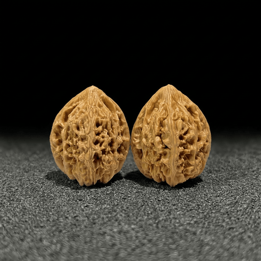The "Beijing Chicken Heart" (Beijing Ji Xin) Pair | 40.0mm x 40.0mm | JX-402 - ThePatinaProject