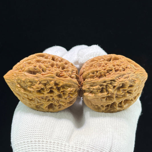 The "Beijing Chicken Heart" (Ji Xin) Elongated Deep-Belly Pair | 38.0mm x 40.0mm | BJJX-1001 - ThePatinaProject
