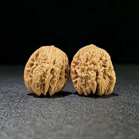 The "Blizzard" (Bao Xue) Deep-Bellied EDC Pair | 36.0mm x 40.0mm | BX-801 - ThePatinaProject
