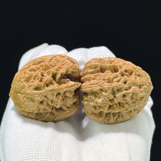The "Blizzard" (Bao Xue) Deep-Bellied Hand-Stimulator Pair | 39.0mm x 41.0mm | BX-903 - ThePatinaProject