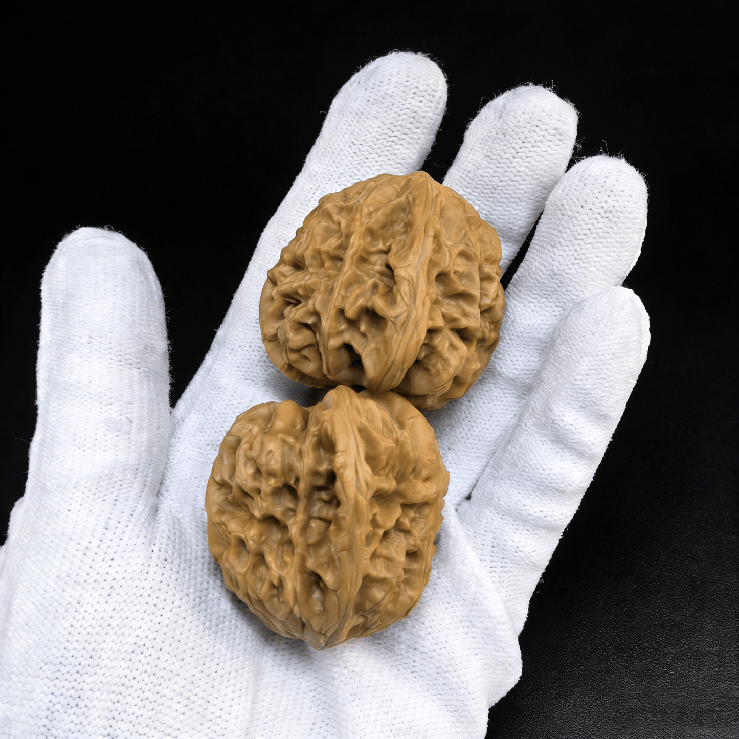 The "Blizzard" Lion Head (Bao Xue) – 40mm Intense Texture Pair | BX-01 (Actual Item Pictured) - ThePatinaProject