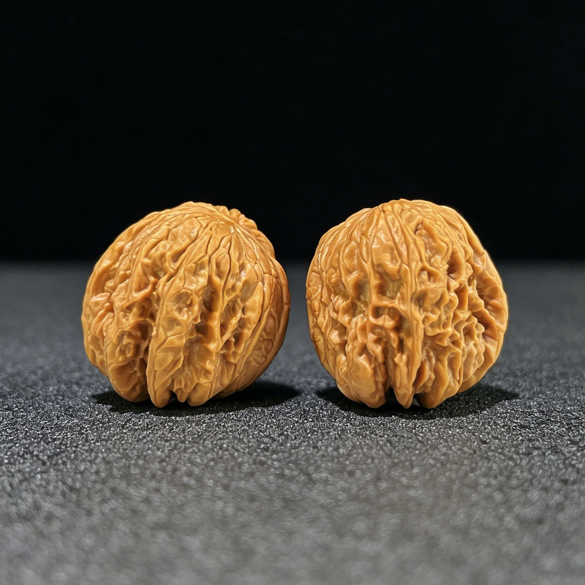 The "Blizzard Snake-Skin Texture" (Bao Xue She Pi) Deep-Belly Compact Pair | 35.0mm x 36.0mm | BXSP-1001 - ThePatinaProject
