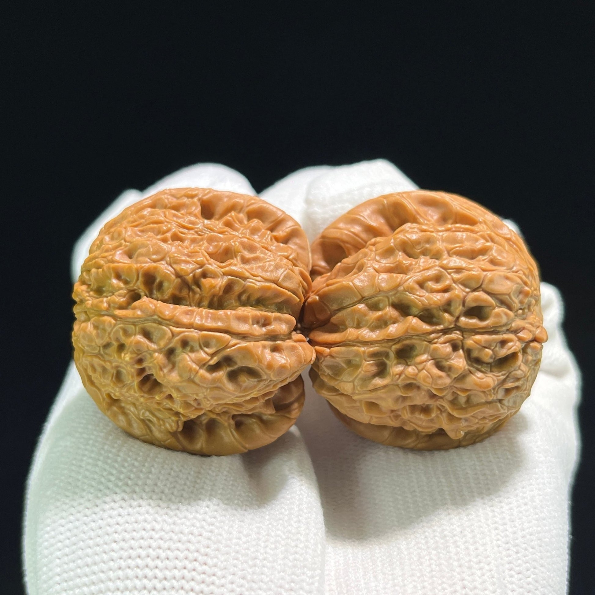 The "Blood Qilin" (Xue Qi Lin) Deep-Bellied Armored Pair | 39.0mm x 40.0mm | XQL-803 - ThePatinaProject