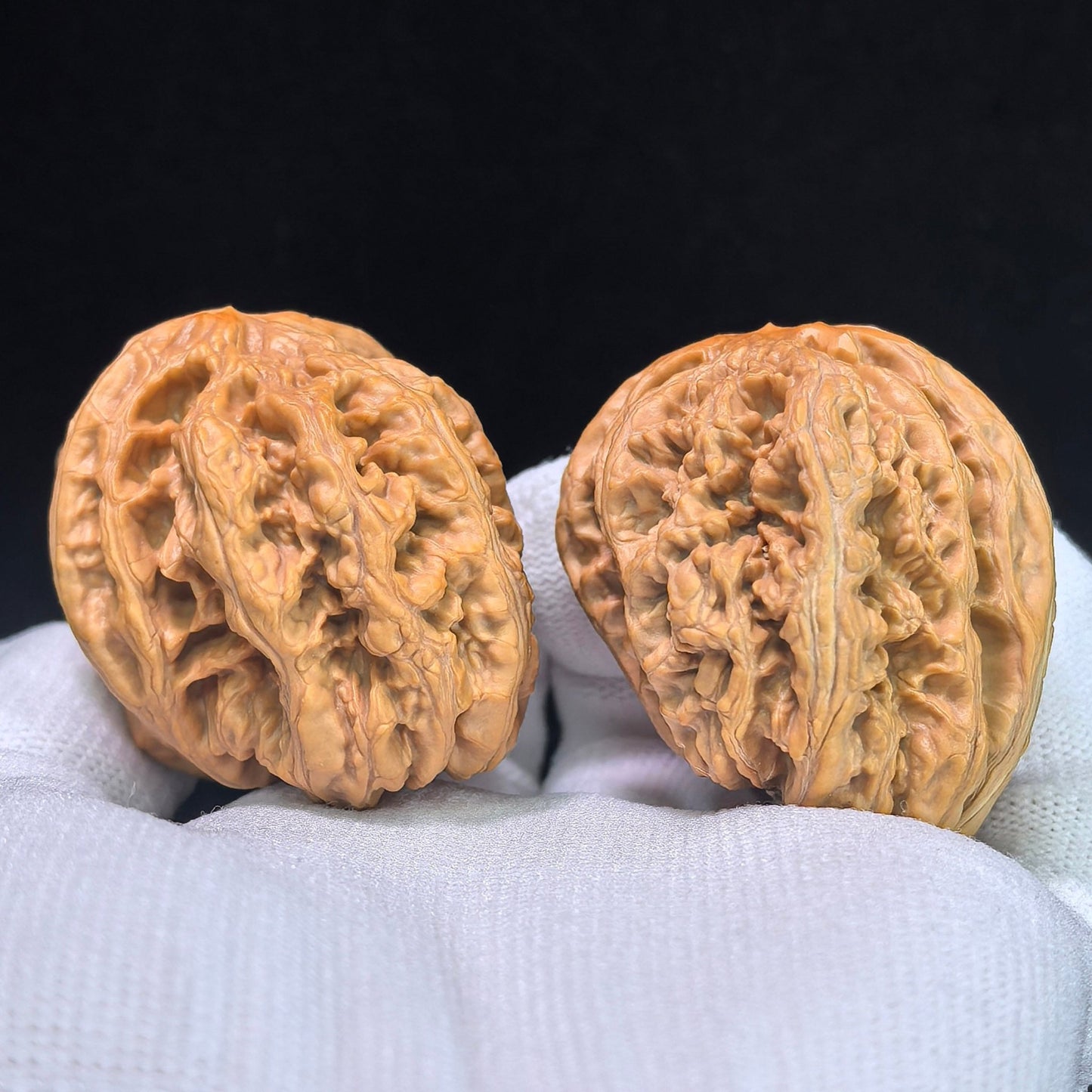 The "Bold-Ribbed Half-Wall" (Cu Jin Ban Bi) Collector-Grade Deep-Belly Pair | 40.0mm x 44.0mm | CJBB-401E - ThePatinaProject