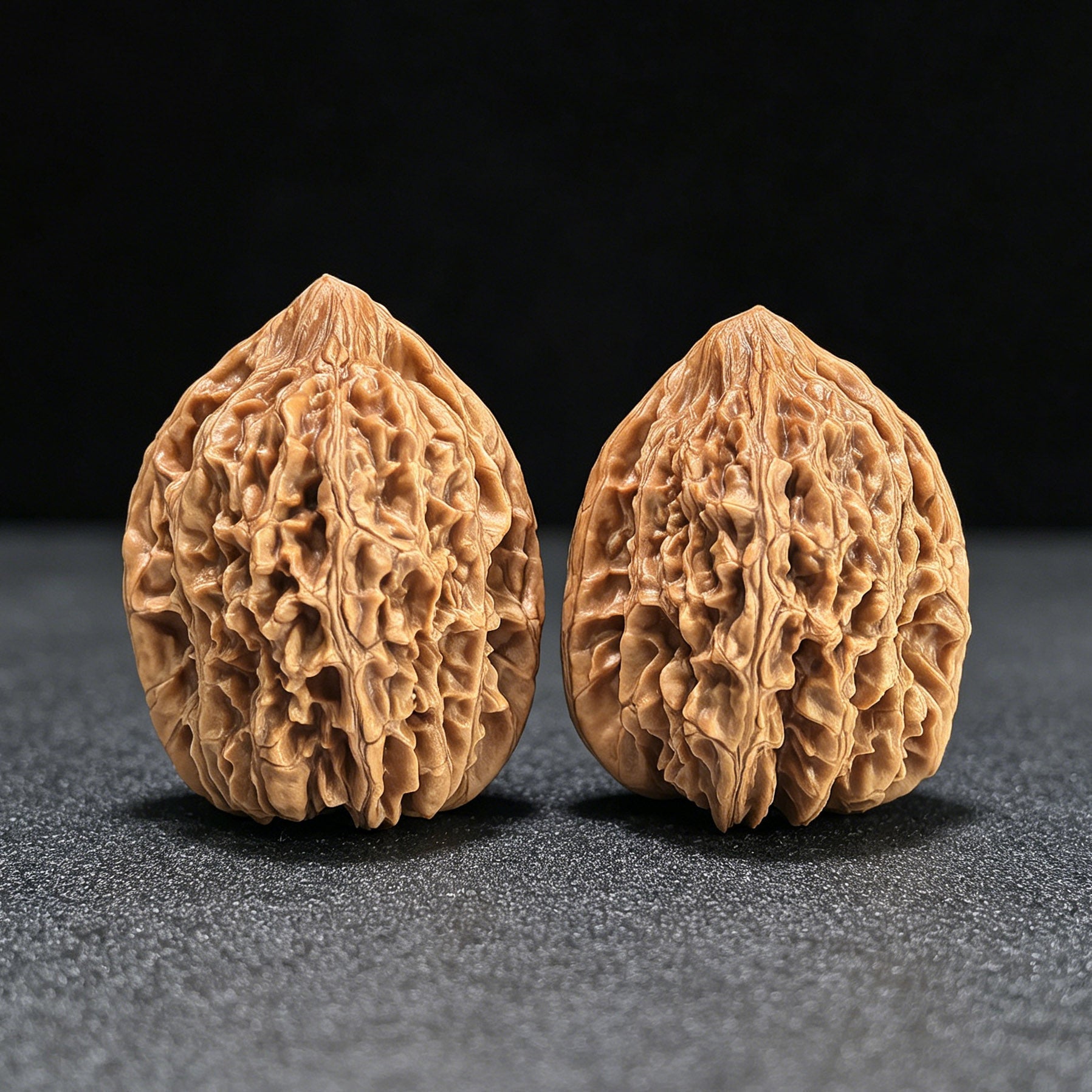 The "Chicken Heart" (Ji Xin) Pair | 39.0mm x 38.0mm | JX-512 - ThePatinaProject