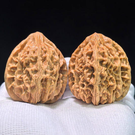 The "Chicken Heart" (Ji Xin) Pair | 41.0mm x 41.0mm | JX-513 - ThePatinaProject