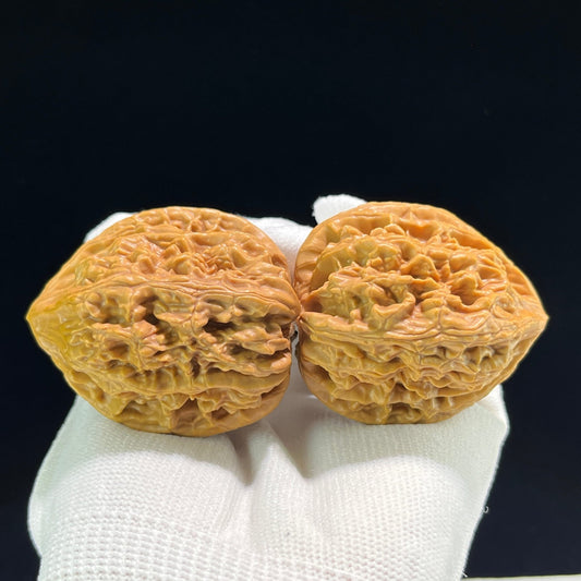 The Classic "Chicken Heart" (Ji Xin) Giant Balanced Pair | 42.0mm x 41.0mm | JX-702 - ThePatinaProject