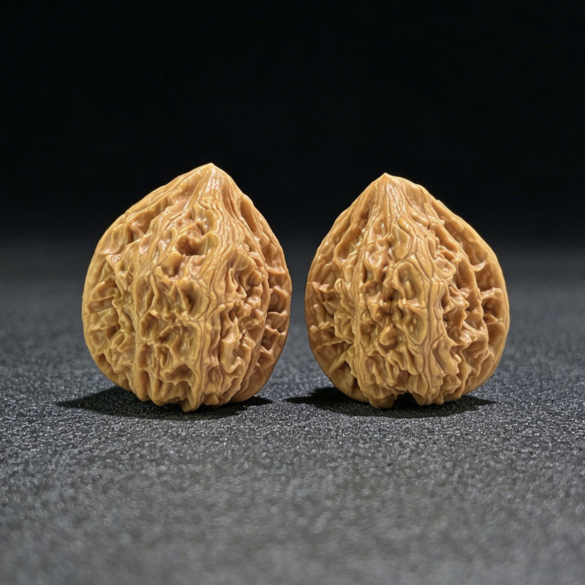 The Classic "Chicken Heart" (Ji Xin) Giant Balanced Pair | 42.0mm x 41.0mm | JX-702 - ThePatinaProject