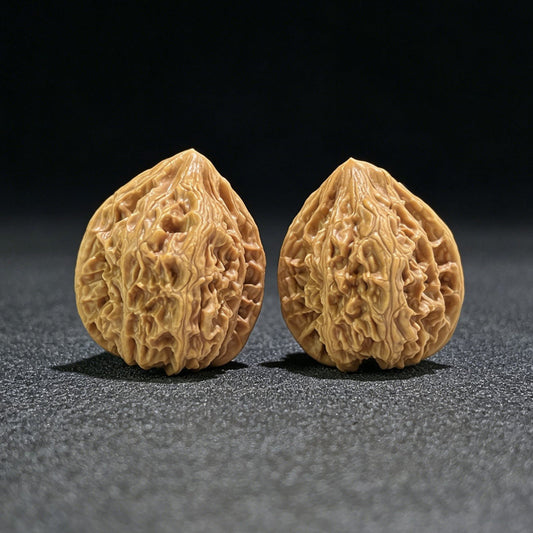 The Classic "Chicken Heart" (Ji Xin) Giant Balanced Pair | 42.0mm x 41.0mm | JX-702 - ThePatinaProject