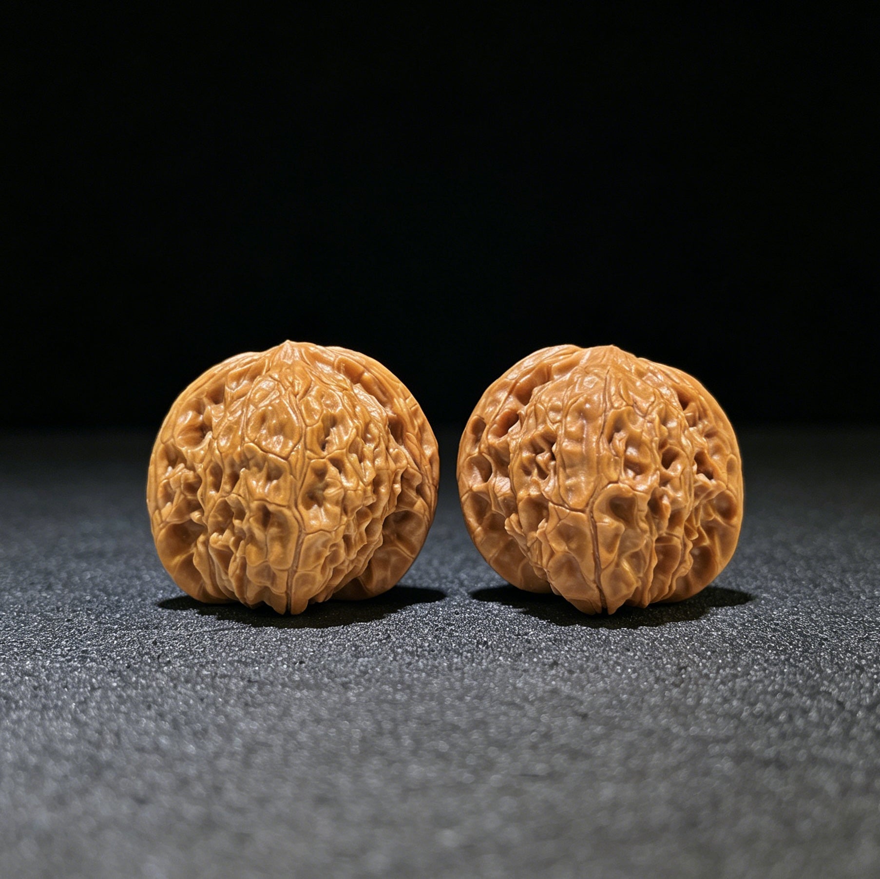 The "Classic Grinding-Stone" (Mo Pan) Miniature Finger-Twirling Pair | 33.0mm x 32.0mm | MP-1102 - ThePatinaProject
