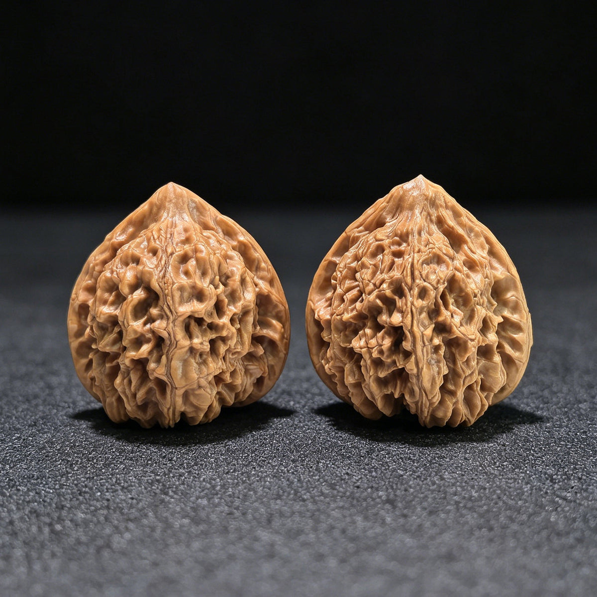 The Classic "Triangle Chicken Heart" (San Jiao Ji Xin) Balanced Pair | 39.0mm x 39.0mm | JX-704 - ThePatinaProject