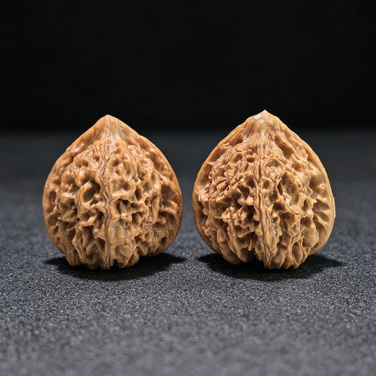 The Classic "Triangle Chicken Heart" (San Jiao Ji Xin) Balanced Pair | 39.0mm x 39.0mm | JX-704 - ThePatinaProject