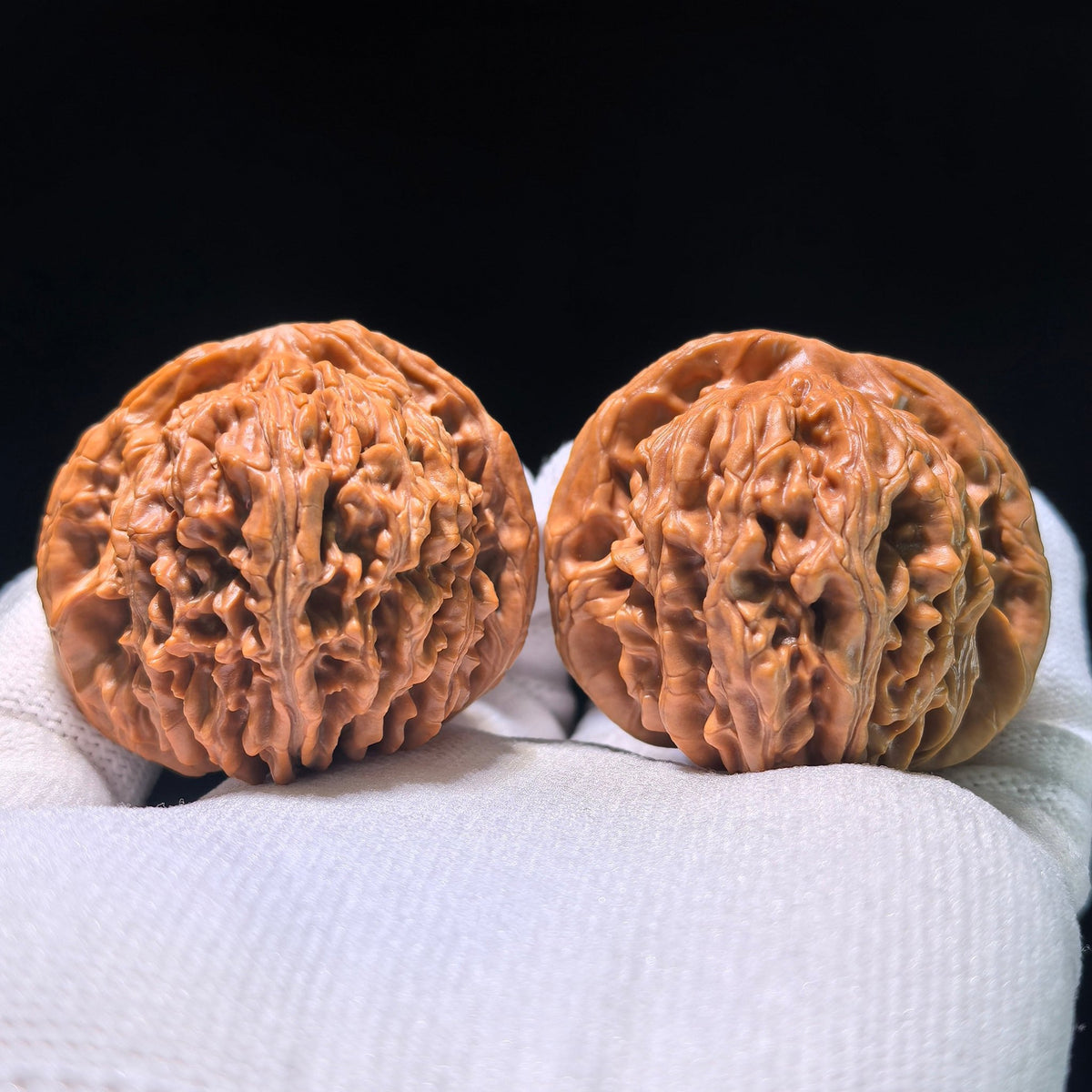 The "Coiled Dragon Pattern" (Pan Long Wen) Colossal Ergonomic Pair | 49.0mm x 45.0mm | PLW-903 - ThePatinaProject