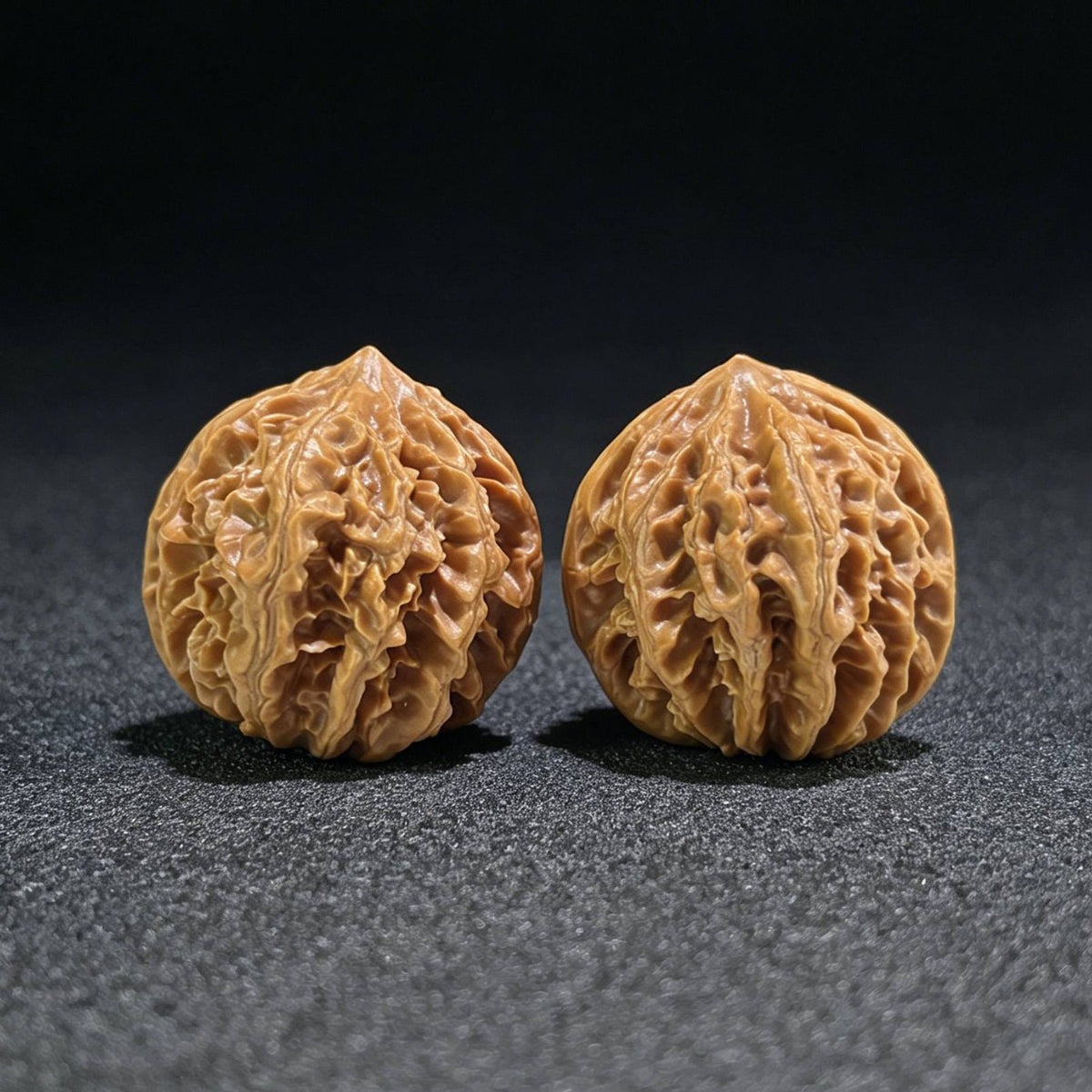 The "Coiling Dragon" (Pan Long Wen) Full-Bellied Pair | 37.0mm x 39.0mm | PLW-703 - ThePatinaProject