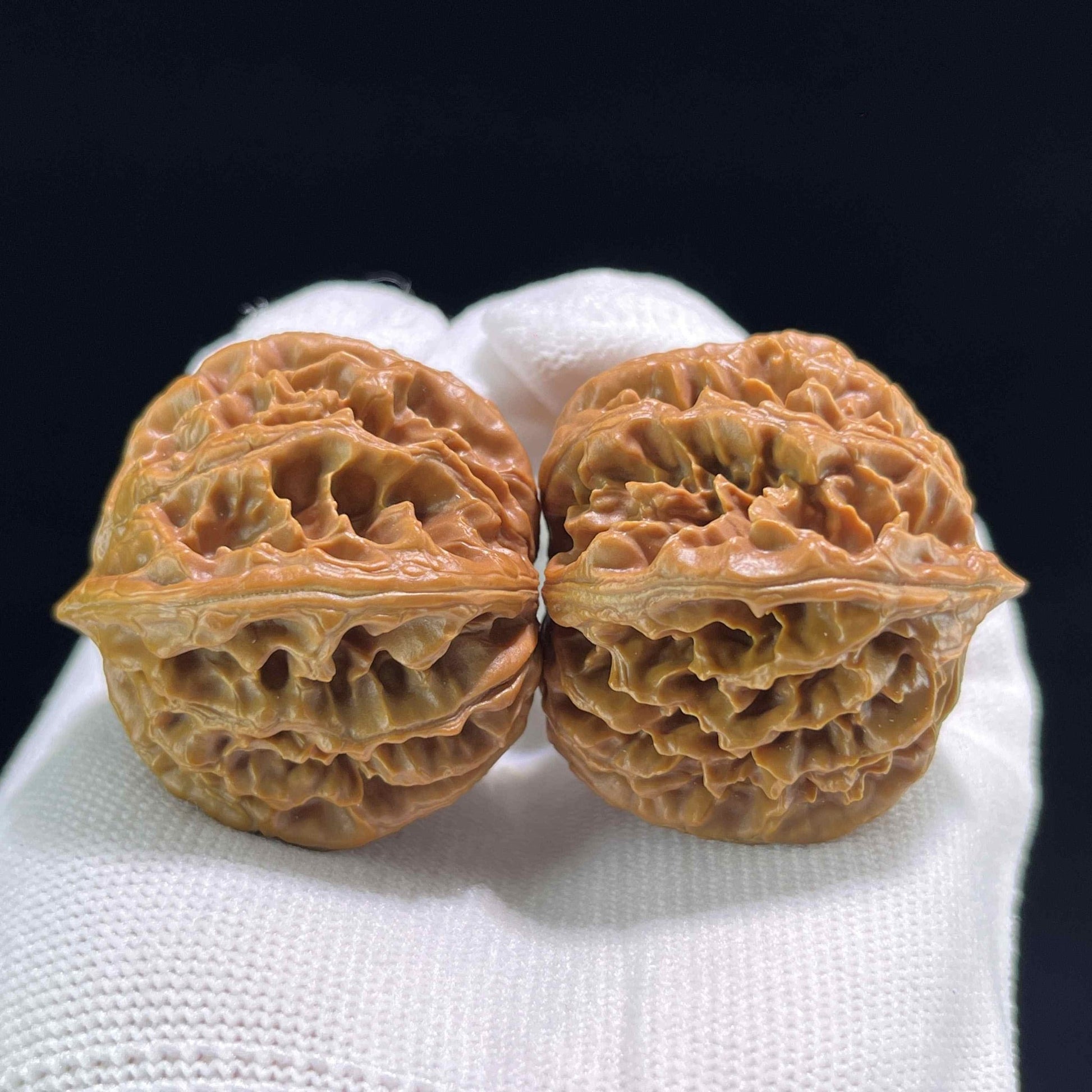 The "Coiling Dragon" (Pan Long Wen) Full-Bellied Pair | 37.0mm x 39.0mm | PLW-703 - ThePatinaProject
