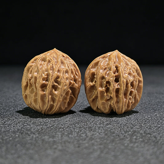 The "Coiling Dragon" (Pan Long Wen) Full-Bellied Pocket Pair | 35.0mm x 38.0mm | PLW-709 - ThePatinaProject