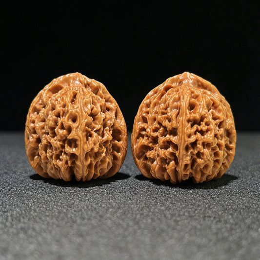 The "Concave Base Starry Sky" (Ao Di Man Tian Xing) Premium Select Pair | 42.0mm x 42.0mm | Perfect 1:1 Isometric Profile | ADMTX-1109 - ThePatinaProject
