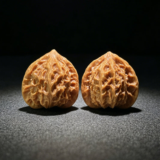 The "Coral Tower" (Shan Hu Ta) Balanced Pocket Pair | 34.0mm x 34.0mm | SHT-701 - ThePatinaProject