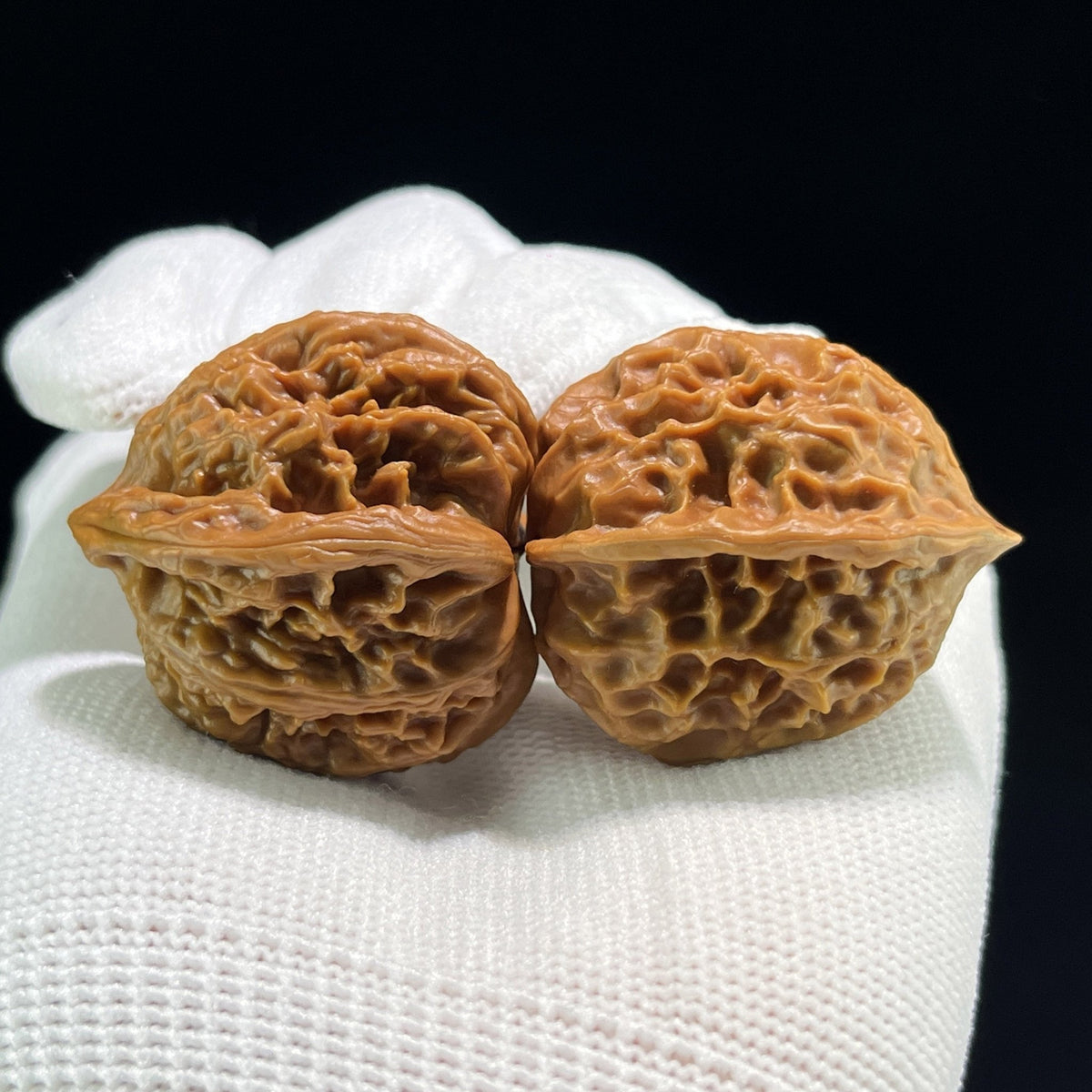 The "Coral Tower" (Shan Hu Ta) Ergonomic Pocket Pair | 34.0mm x 32.0mm | SHT-704 - ThePatinaProject