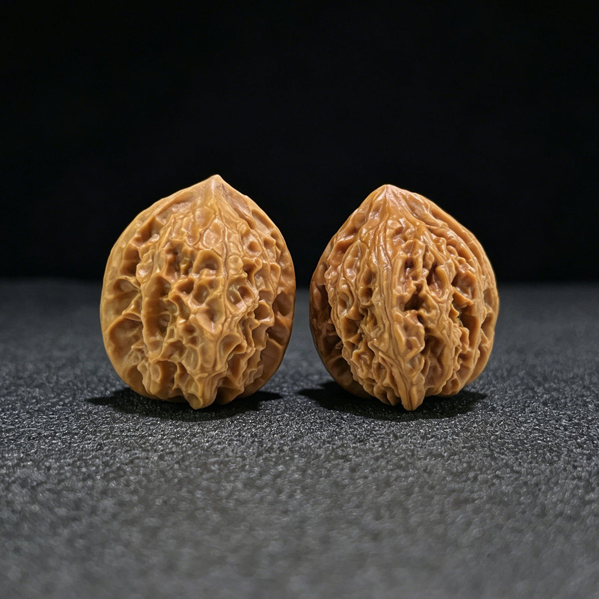 The "Coral Tower" (Shan Hu Ta) Ergonomic Pocket Pair | 34.0mm x 32.0mm | SHT-704 - ThePatinaProject