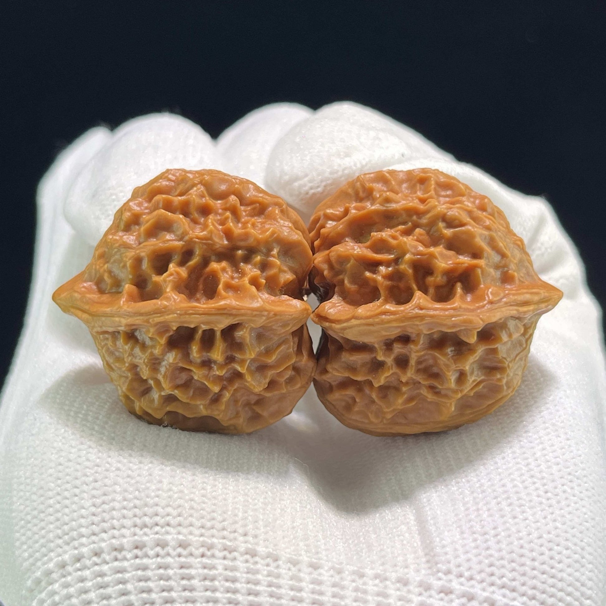 The "Coral Tower" (Shan Hu Ta) Ergonomic Pocket Pair | 34.0mm x 33.0mm | SHT-702 - ThePatinaProject