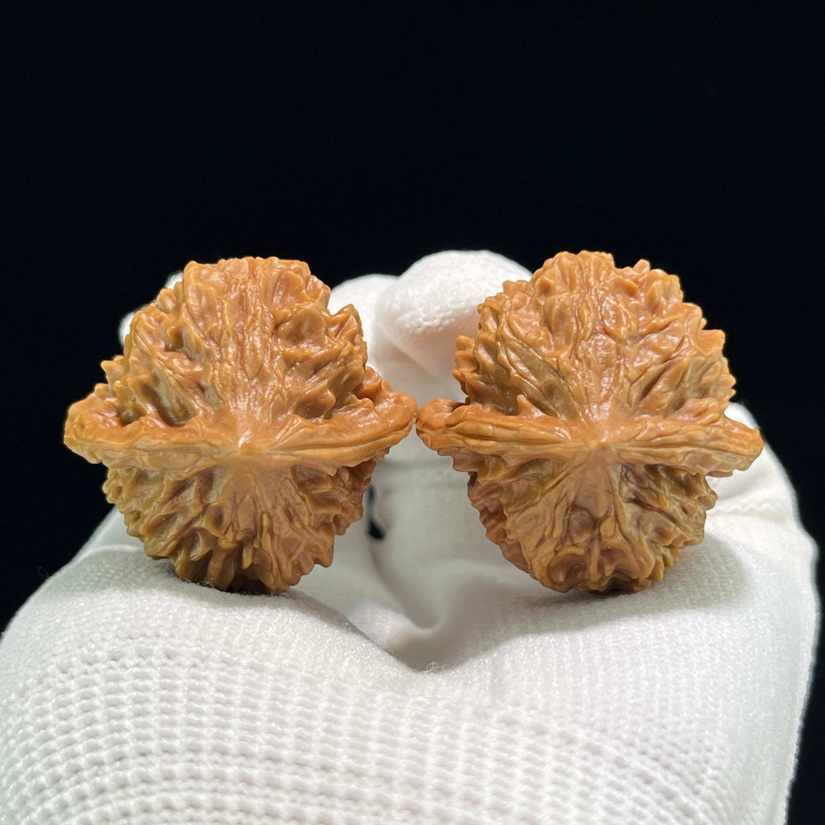 The "Coral Tower" (Shan Hu Ta) Ergonomic Pocket Pair | 34.0mm x 33.0mm | SHT-702 - ThePatinaProject