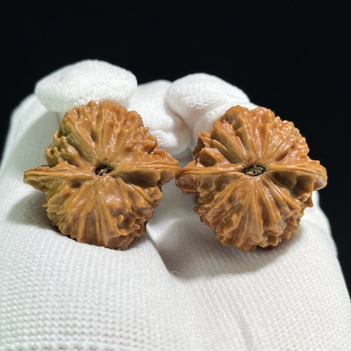 The "Coral Tower" (Shan Hu Ta) Miniature Balanced Pair | 32.0mm x 32.0mm | SHT-703 - ThePatinaProject