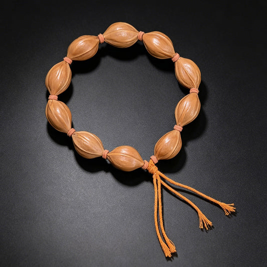 The Elite "Meilin Iron Core" Tiehe Spindle Prayer Bracelet | 18mm x 10-Piece | MLTHSC-101H - ThePatinaProject