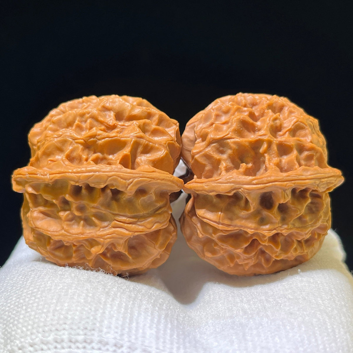 The Exquisite "Concave Base Apple Orchard" Aodi Pingguoyuan Collector Pair | 41.0mm x 40.0mm | ADPGY-1102 - ThePatinaProject