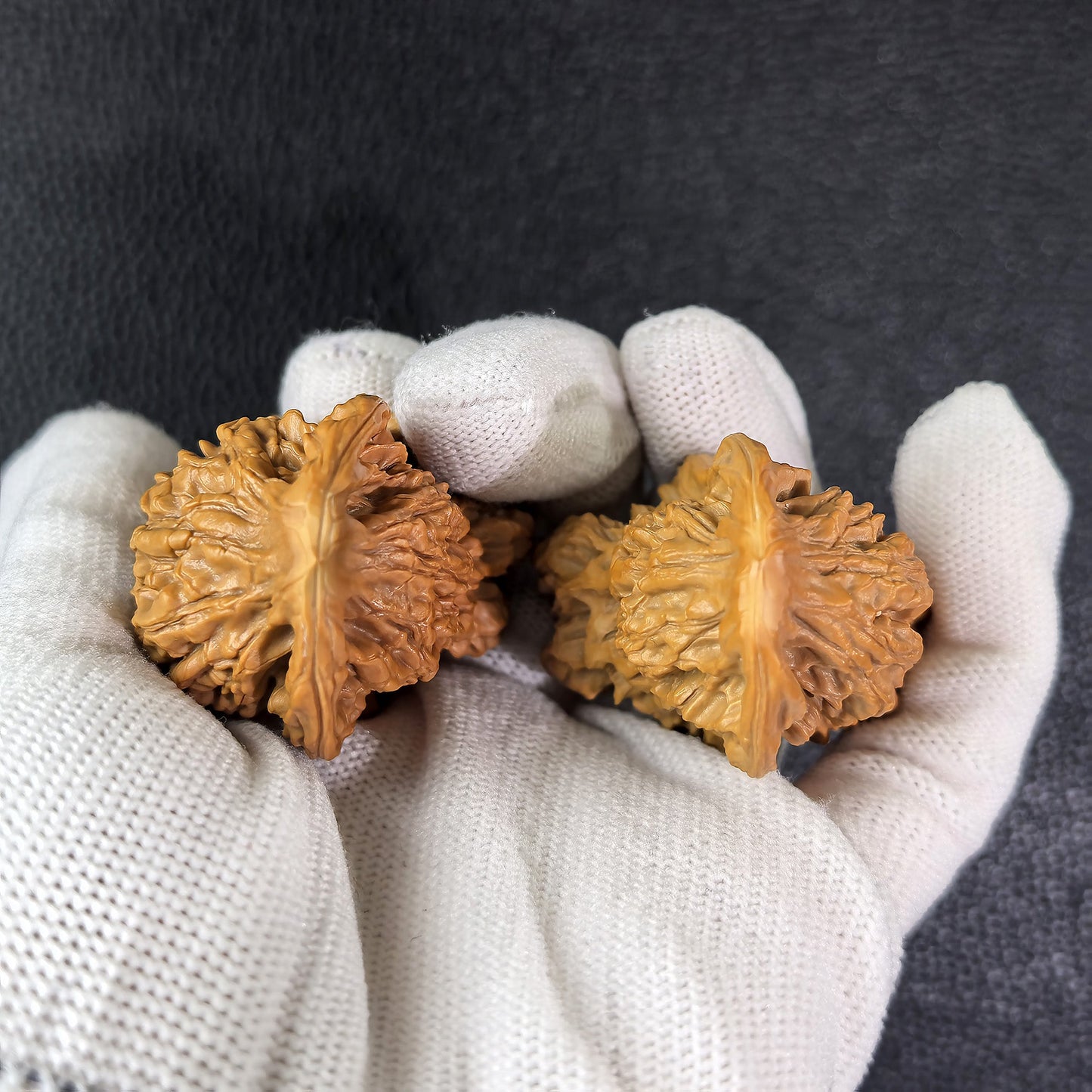 The "Fortune Gourd" (Hu Lu) Pair | 33.0mm x 38.0mm | FLHL-04 - ThePatinaProject
