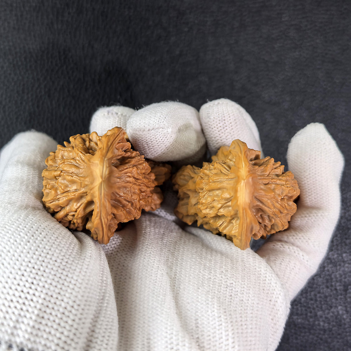 The "Fortune Gourd" (Hu Lu) Pair | 33.0mm x 38.0mm | FLHL-04 - ThePatinaProject